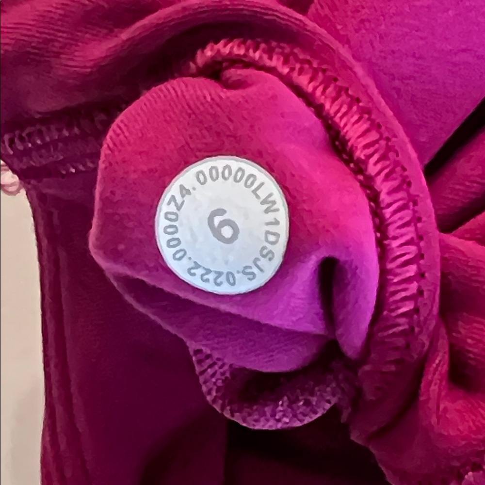 Lululemon Align Bodysuit 8" in Magenta color size 6 - Picture 9 of 10
